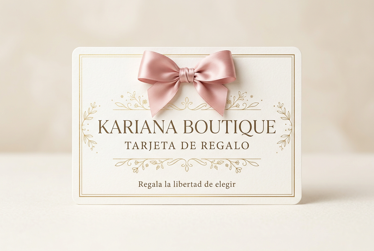 Tarjeta de regalo digital Kariana Boutique